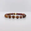 Petrified Wood Gemstone Bracelet – 8mm Healing Beads For Grounding & Stability(Petrified Wood Gemstone Bracelet 8mm)