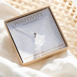 Clear Quartz Merkabah Star Necklace For Positivity(Clear Quartz Merkabah Star Necklace For Positivity)