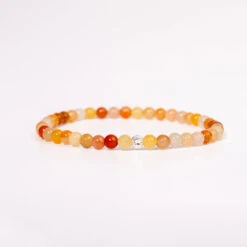 Quartzite Gemstone Bracelet 4mm(Quartzite Gemstone Bracelet 4mm) -Djuna Jewelry Store quartzite 4mm bracelet new