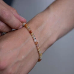 Quartzite Gemstone Bracelet 4mm(Quartzite Gemstone Bracelet 4mm) -Djuna Jewelry Store quartzite bracelet 2