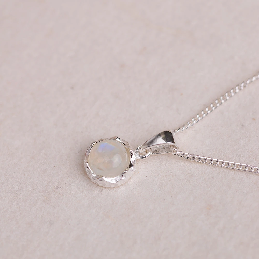 Rainbow Moonstone Necklace Purely Perfect(Rainbow Moonstone Purely Perfect Necklace) 5 Rainbow Moonstone Necklace Purely Perfect(Rainbow Moonstone Purely Perfect Necklace) - Image 5