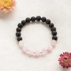 Self-Care & Self Love Gift Box – Crystals, Affirmations & Relaxation Tools(Self Love Gift Box) -Djuna Jewelry Store rose quartz lava bracelet