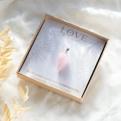 Rose Quartz Pendulum Necklace For Protection(Rose Quartz Pendulum Necklace For Protection)