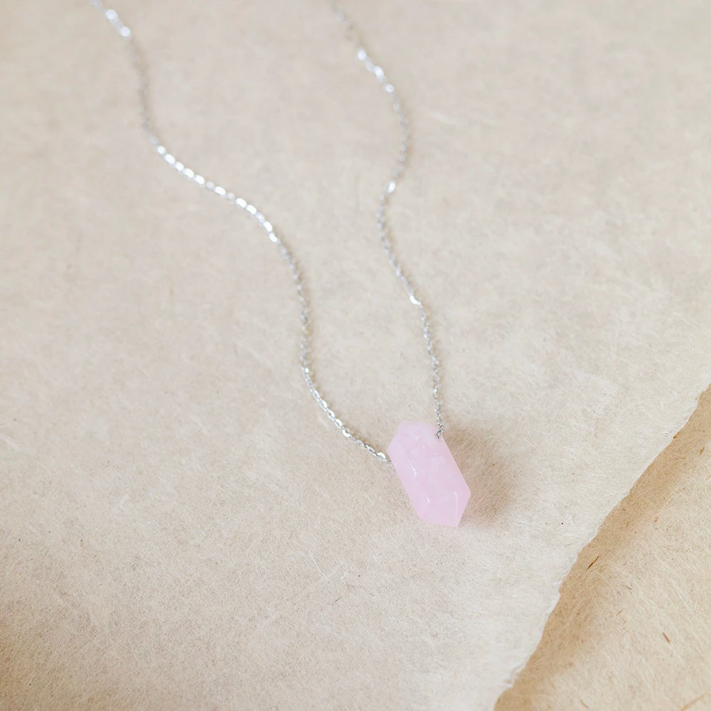 Rose Quartz Necklace For Healing – Thoughtful Sympathy Gift For Loss Of Loved One(Healing Rose Quartz Necklace Sympathy Gift For Loss) 2 Rose Quartz Necklace For Healing – Thoughtful Sympathy Gift For Loss Of Loved One(Healing Rose Quartz Necklace Sympathy Gift For Loss) - Image 2