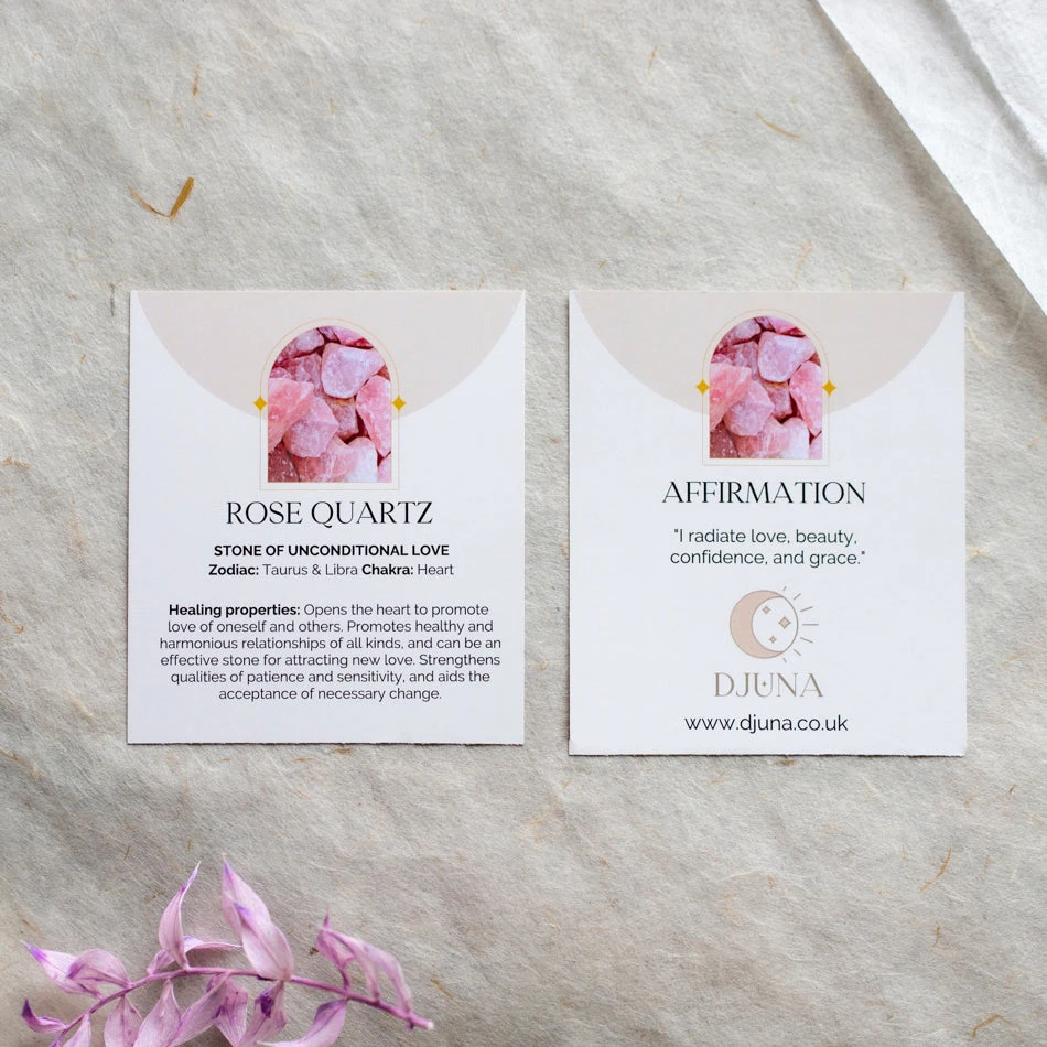 Listen To Your Heart - Rose Quartz Necklace(Listen To Your Heart Rose Quart Necklace) 7 Listen To Your Heart - Rose Quartz Necklace(Listen To Your Heart Rose Quart Necklace) - Image 7