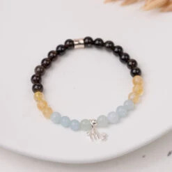 Scorpio Birthstone Gemstone Bracelet(Scorpio Birthstone Gemstone Bracelet) -Djuna Jewelry Store scorpio bracelet 4