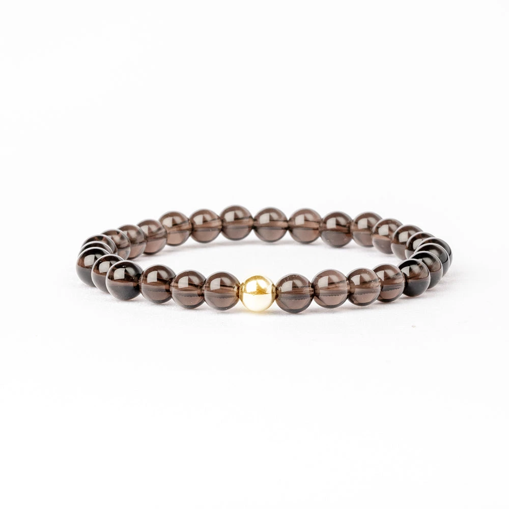 Smoky Quartz Beaded Bracelet – Essential 6mm Gemstone Healing Crystal Jewellery(Smoky Quartz Essential Bracelet 6mm) 4 Smoky Quartz Beaded Bracelet – Essential 6mm Gemstone Healing Crystal Jewellery(Smoky Quartz Essential Bracelet 6mm) - Image 4