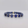 Sodalite Gemstone Bracelet – 8mm Healing Crystal For Focus & Communication(Sodalite Gemstone Bracelet 2 8mm)