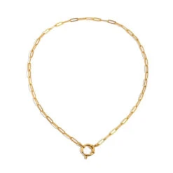 Paperclip Spring Loaded Clasp Chain(Paperclip Spring Loaded Clasp Chain)