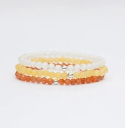 Joy & Positivity Bracelet Set – Uplifting Crystal Healing Jewellery(Joy And Balance Bracelet Set)