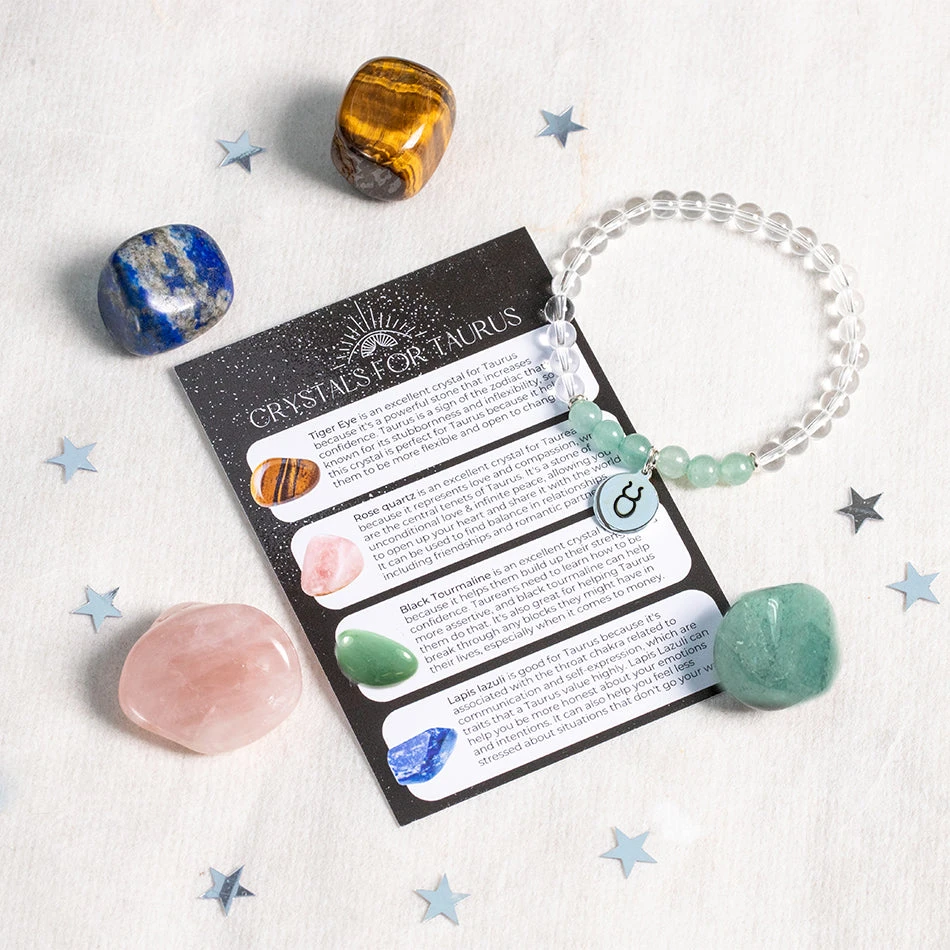 Taurus Star Sign Bracelet And Crystals Set(Taurus Bracelet And Crystals Set) 2 Taurus Star Sign Bracelet And Crystals Set(Taurus Bracelet And Crystals Set) - Image 2