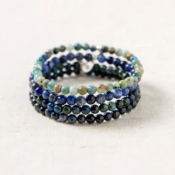 Third Eye Chakra Bracelet Set – Crystal Healing For Intuition & Clarity(Third Eye Chakra Bracelet Set)