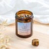 Confidence Crystal Candle With Tiger Eye – Natural Soy Wax, Handmade(Tiger Eye Crystal Candle Confidence)