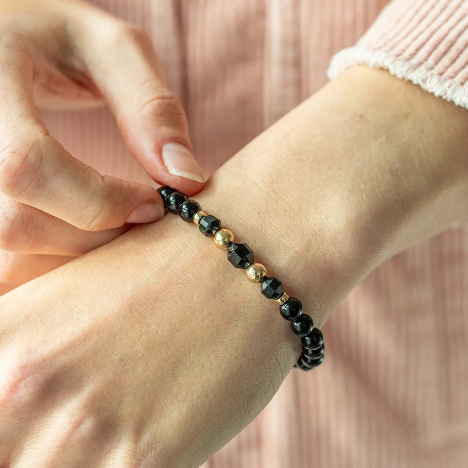 Spirit Guard Gemstone Bracelet With Black Tourmaline For Protection 6mm(Spirit Guard Gemstone Bracelet 6mm) 2 Spirit Guard Gemstone Bracelet With Black Tourmaline For Protection 6mm(Spirit Guard Gemstone Bracelet 6mm) - Image 2