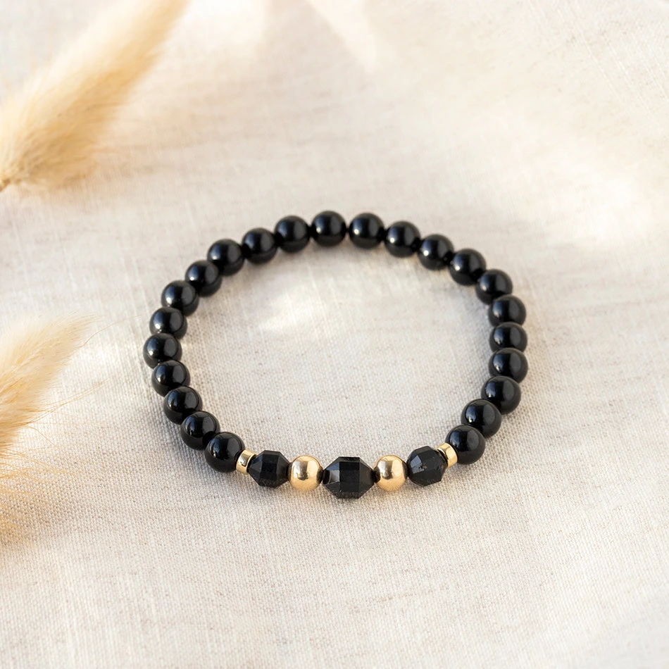 Spirit Guard Gemstone Bracelet With Black Tourmaline For Protection 6mm(Spirit Guard Gemstone Bracelet 6mm) 1 Spirit Guard Gemstone Bracelet With Black Tourmaline For Protection 6mm(Spirit Guard Gemstone Bracelet 6mm)