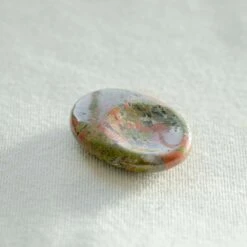 Unakite Thumb Stone(Unakite Thumbstone)