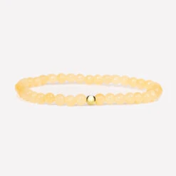 Yellow Calcite Gemstone Bracelet 4mm(Yellow Calcite Gemstone Bracelet 4mm)