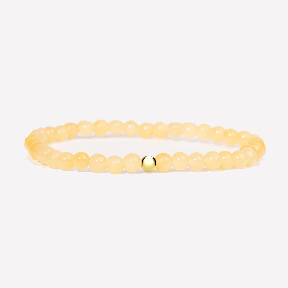 Yellow Calcite Gemstone Bracelet 4mm(Yellow Calcite Gemstone Bracelet 4mm) 1 Yellow Calcite Gemstone Bracelet 4mm(Yellow Calcite Gemstone Bracelet 4mm)