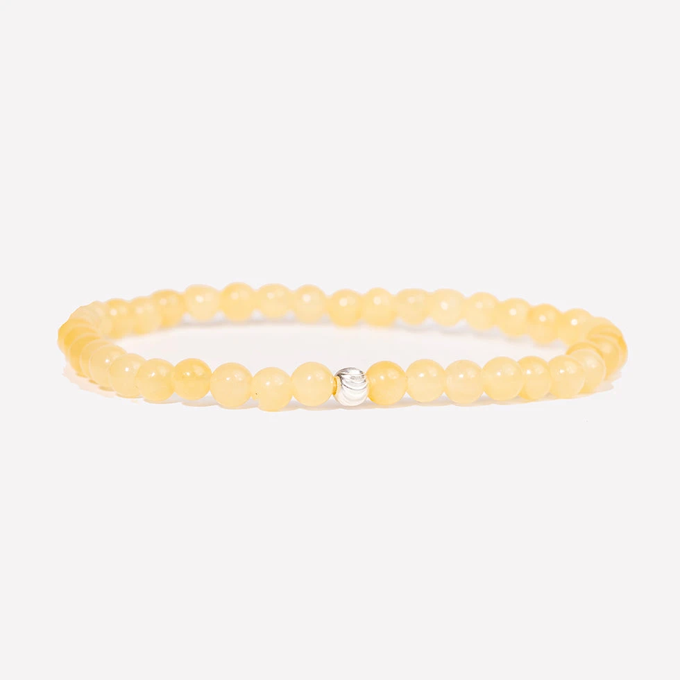 Yellow Calcite Gemstone Bracelet 4mm(Yellow Calcite Gemstone Bracelet 4mm) 4 Yellow Calcite Gemstone Bracelet 4mm(Yellow Calcite Gemstone Bracelet 4mm) - Image 4