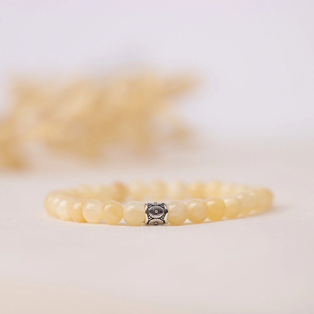 Yellow Calcite Gemstone Bracelet 6mm(Yellow Calcite Gemstone Bracelet 6mm) 1 Yellow Calcite Gemstone Bracelet 6mm(Yellow Calcite Gemstone Bracelet 6mm)